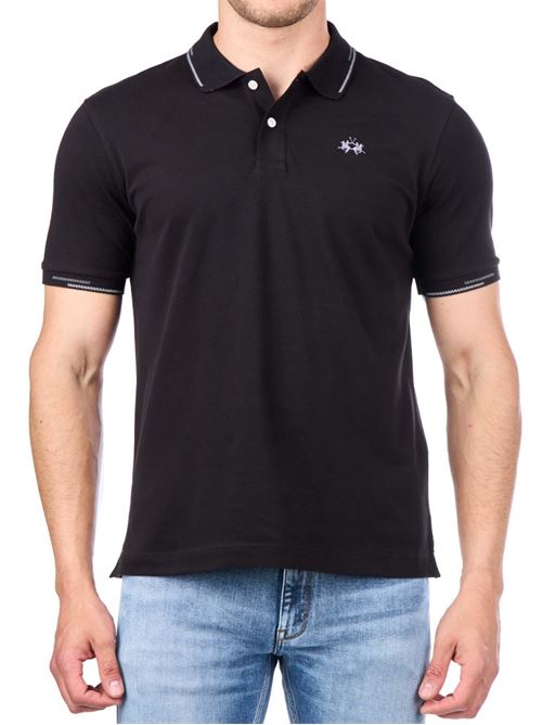 MAN POLO S/S PIQUET STRETCH LA MARTINA | YMP007-PK001/09999